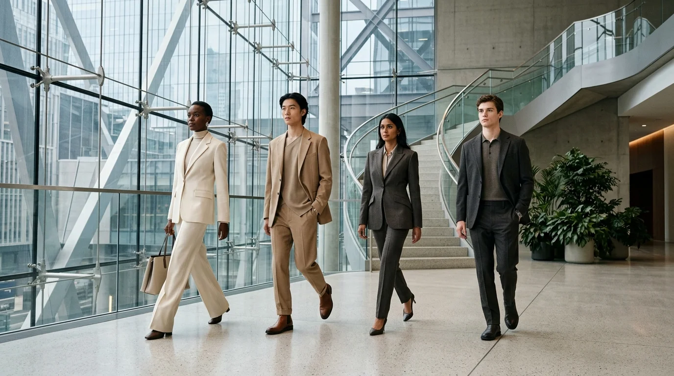 Tendências de uniformes corporativos para 2027: alfaiataria, conforto e identidade