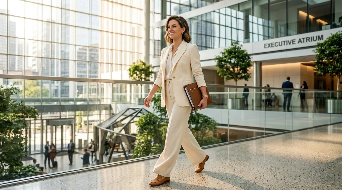 Uniforme social feminino: como unir elegância, conforto e identidade da marca